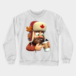 Canadian Coffee Lumberjack Crewneck Sweatshirt